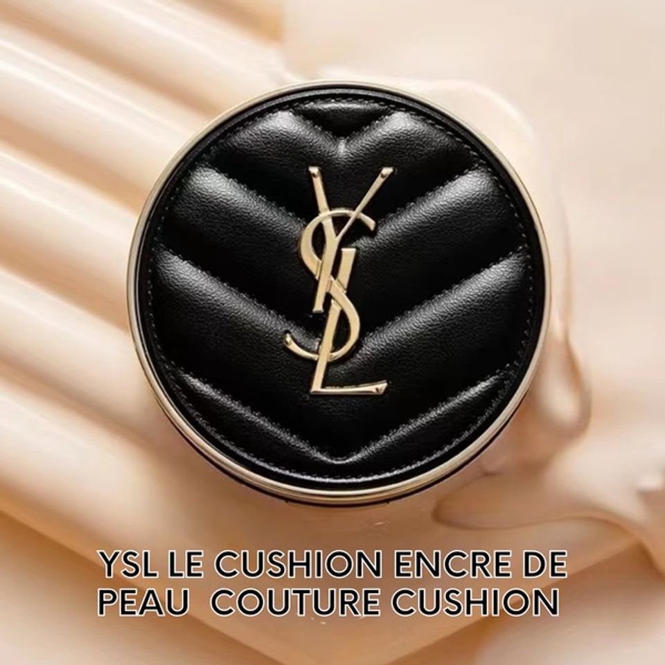 Phấn Nước Yves Saint Laurent YSL Le Cushion Encre De Peau 2024 Tone 10 Chính Hãng - Phấn Trang Điểm SPF23 PA++ 14g Tự Nhiên, Bền Màu