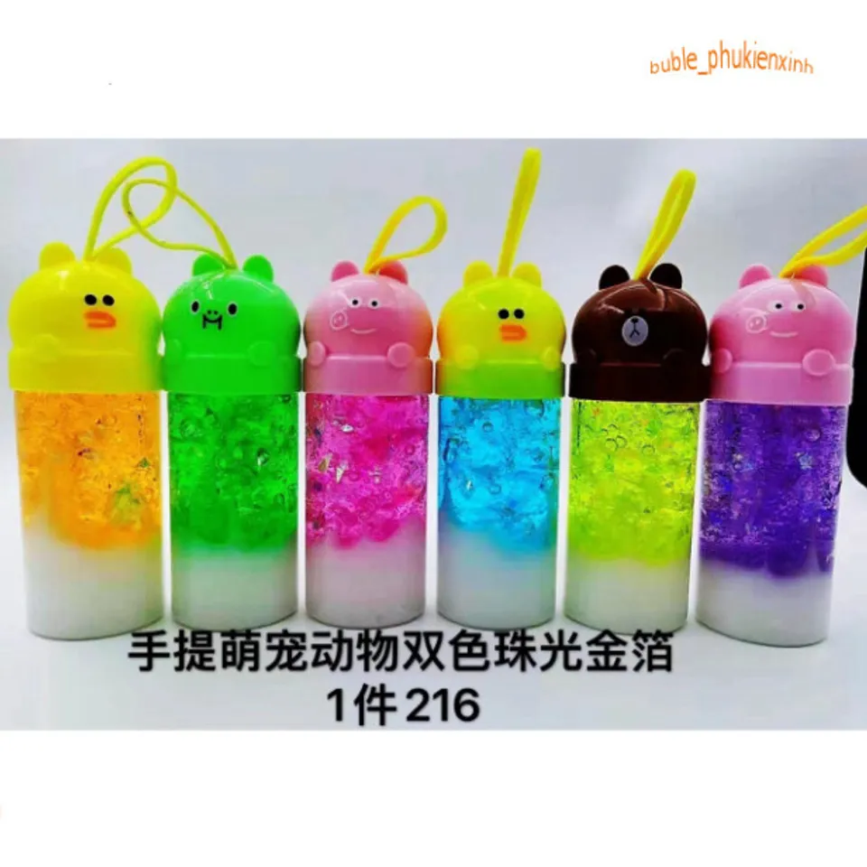 Slime Ma Quái Hình Ma Rực Rỡ - Đồ Chơi Squishy Mix 3 Màu Sắc Dễ Thương ...