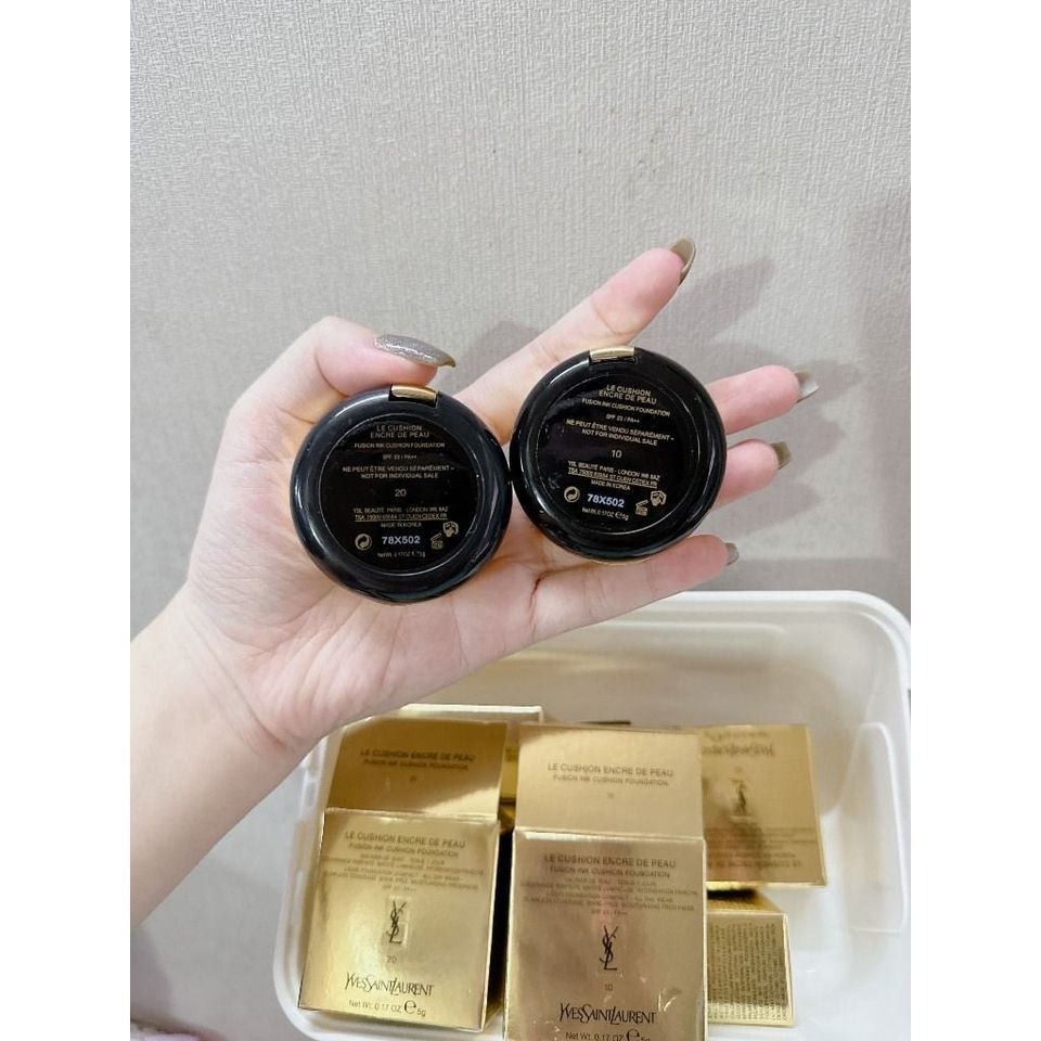 Phấn Nước Yves Saint Laurent YSL Le Cushion Encre De Peau Màu 20 - Kem Trang Điểm Chất Lượng Cao, Lớp Nền Tự Nhiên 14g Chính Hãng
