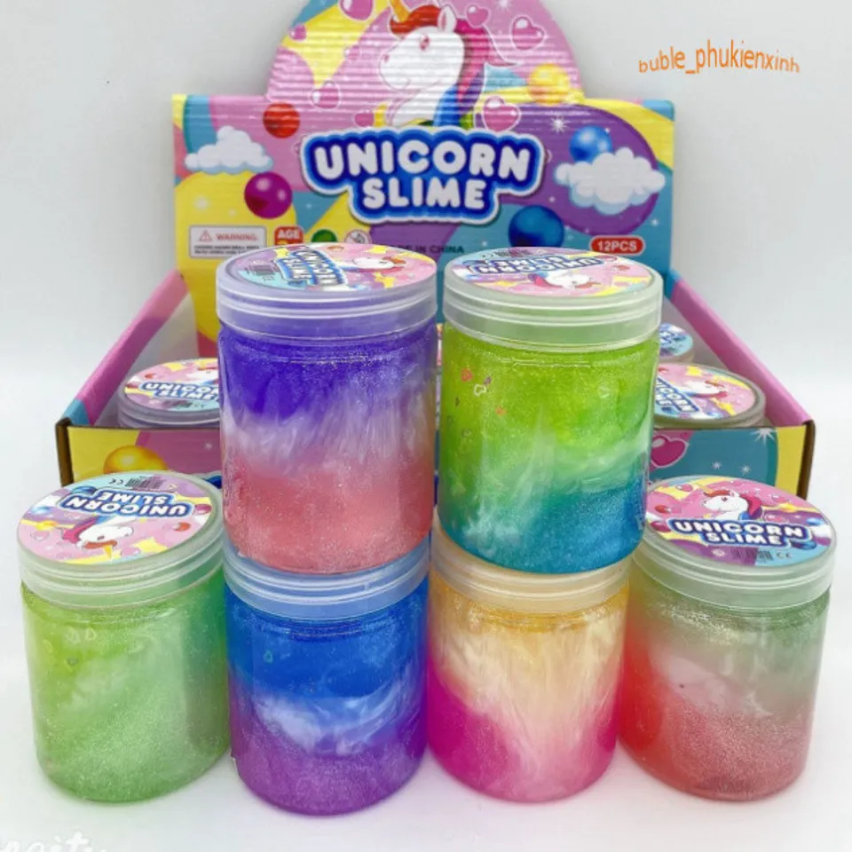 Hộp Slime Hình Trụ Galaxy Xanh Tím Độc Đáo - Đồ Chơi Sáng Tạo Không ...