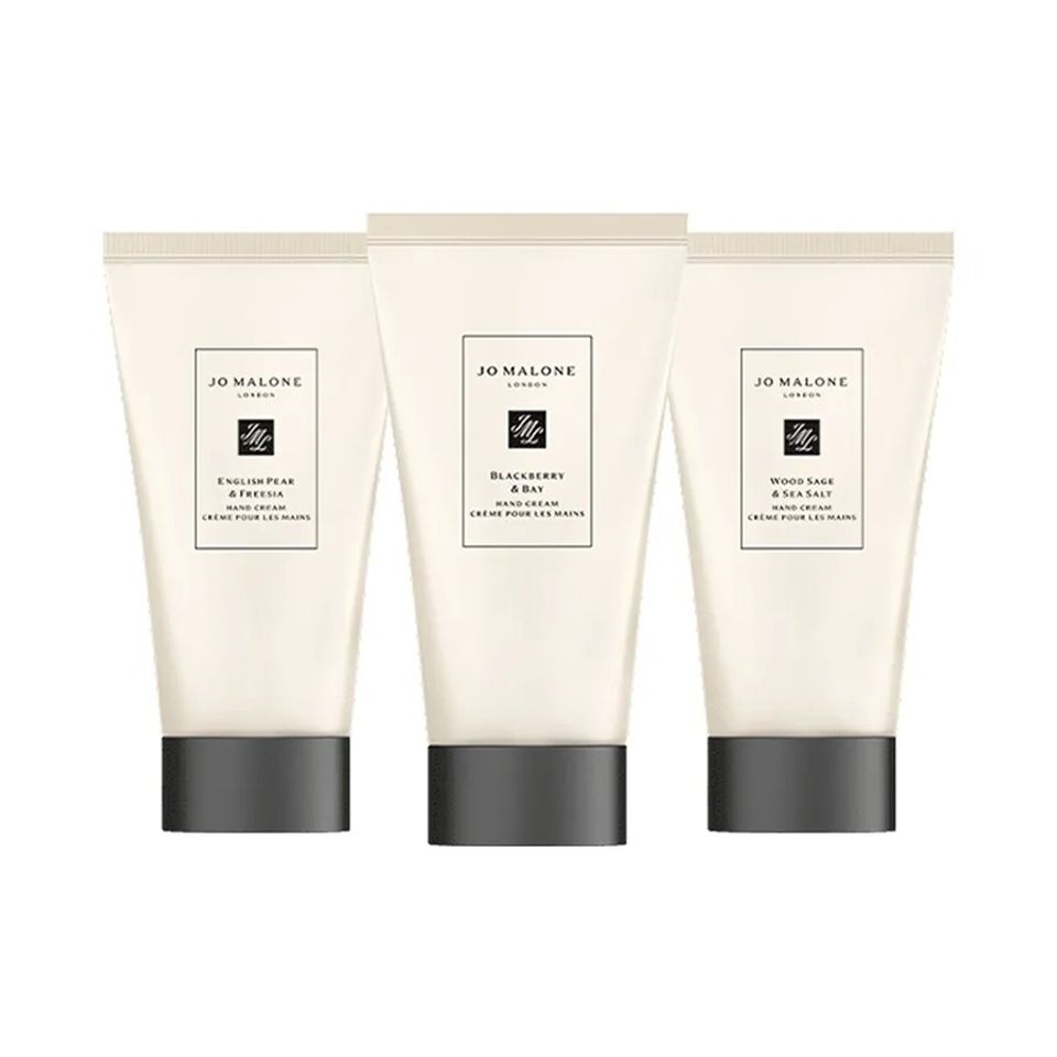 Set Kem Dưỡng Da Tay Jo Malone Hand Cream Trio 3x30ml - Hương Thơm Quyến Rũ & Túi Đựng Sang Trọng - Quà Tặng Hoàn Hảo Cho Phái Nữ