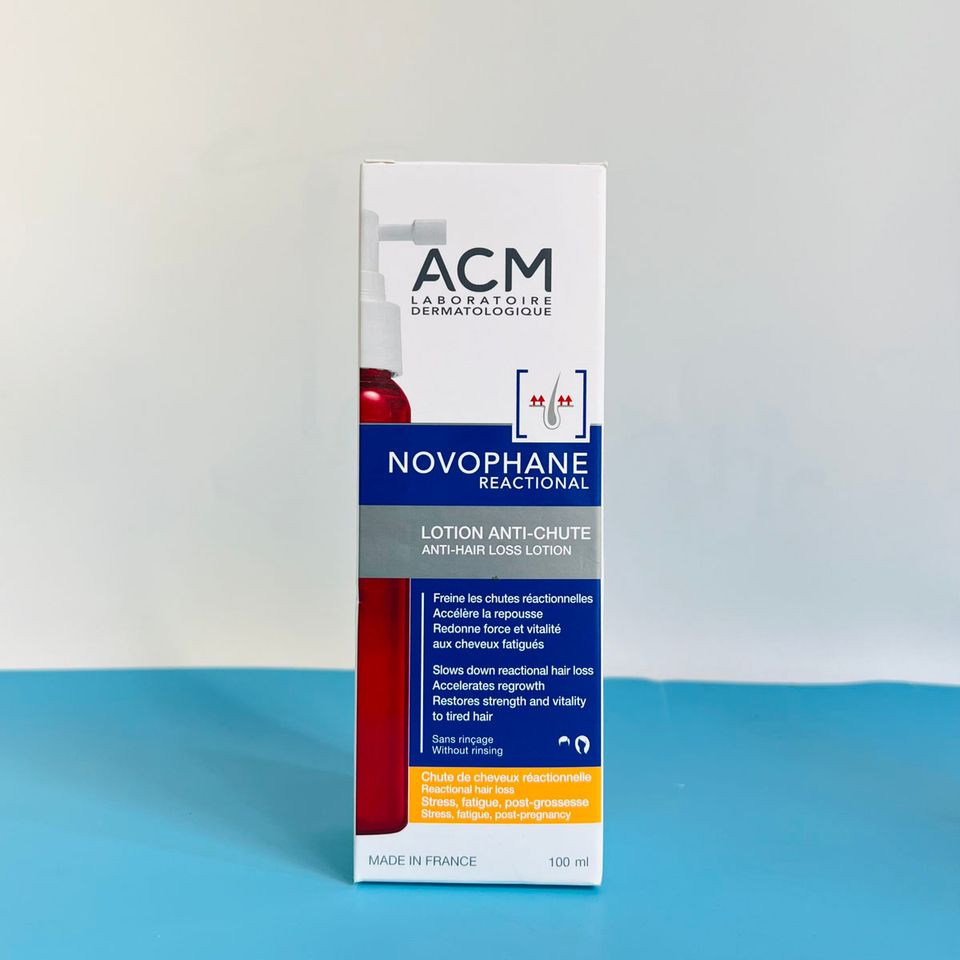 Tinh Chất Giảm Rụng Tóc ACM Novophane 100ml - Nuôi Dưỡng Da Đầu, Kích Thích Mọc Tóc Khỏe, Dược Mỹ Phẩm Pháp