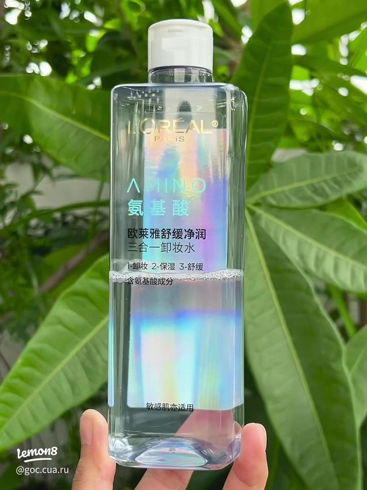 Nước Tẩy Trang Dưỡng Ẩm L'Oreal Paris 400ml - Amino Acid Micellar Water Làm Sạch Da, Duy Trì Độ Ẩm, Phục Hồi Da Nhạy Cảm