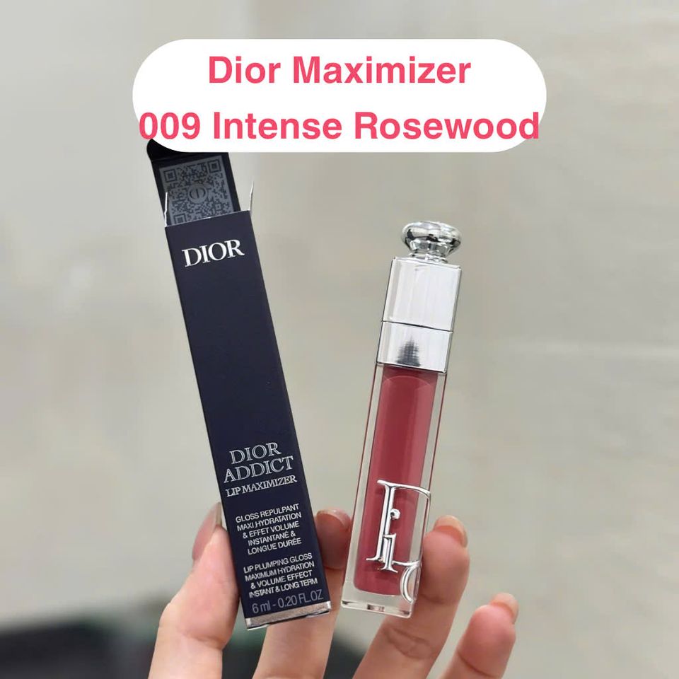 Son Dưỡng Dior Addict Lip Maximizer 009 - Hồng Đất Intense Rosewood, Son Dưỡng Bóng Môi Tự Nhiên, Dễ Dùng Hằng Ngày