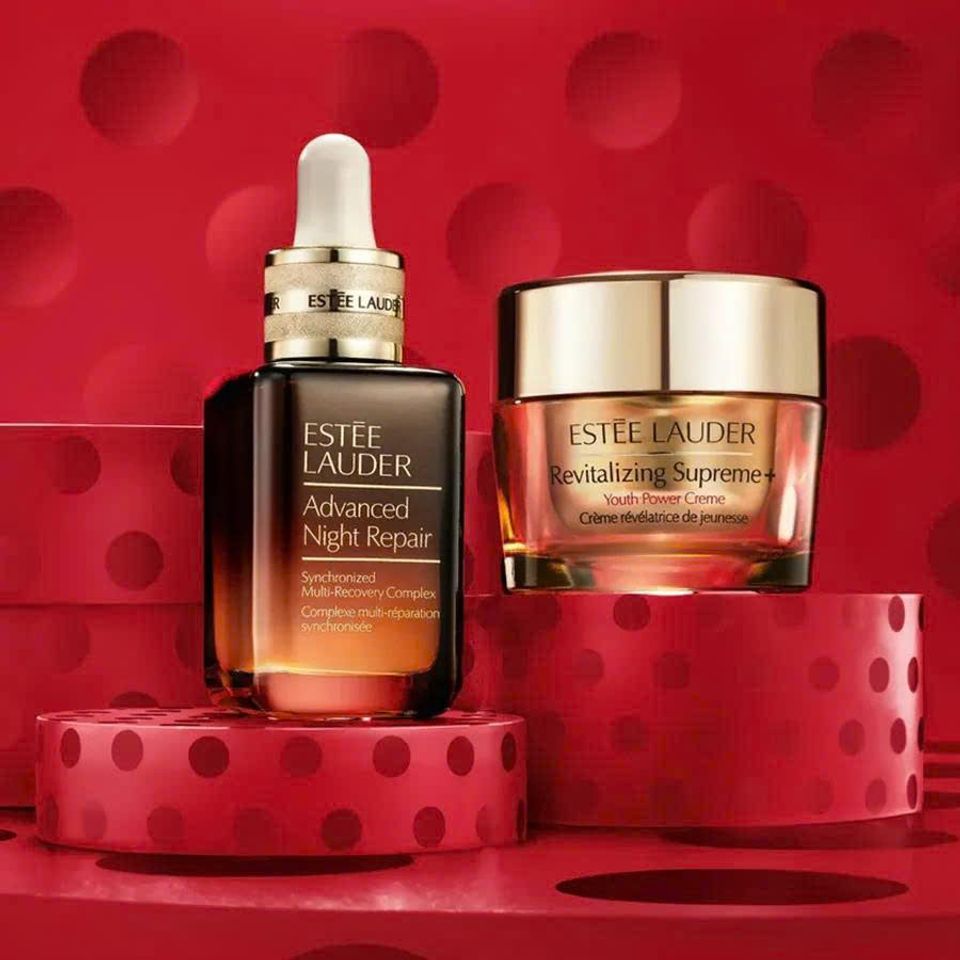 Set Dưỡng Da Estée Lauder Chính Hãng - Serum & Kem Dưỡng ẩm 2 Món - Quà Tặng Chăm Sóc Da Nổi Bật, Dưỡng Trắng, Cấp Ẩm