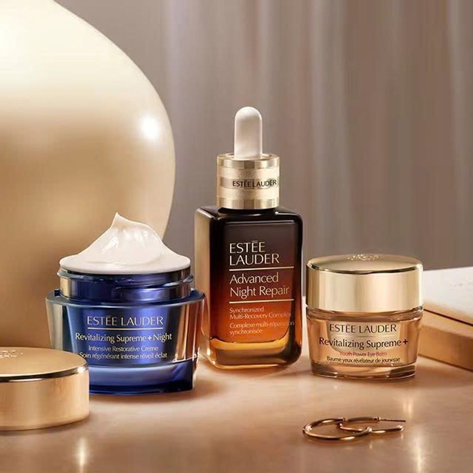 Set Dưỡng Da Estée Lauder Nighttime Experts - Bộ Serum Phục Hồi, Tăng Độ Đàn Hồi & Làm Sáng Da Chính Hãng 3 Sản Phẩm