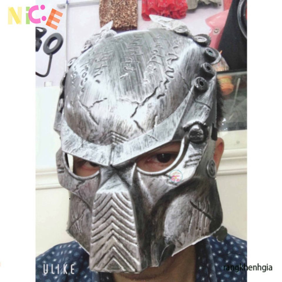 Mặt Nạ Siêu Nhân Predator Cổ Đại - Phụ Kiện Hóa Trang Halloween và Trung Thu Cho Trẻ Em và Người Lớn