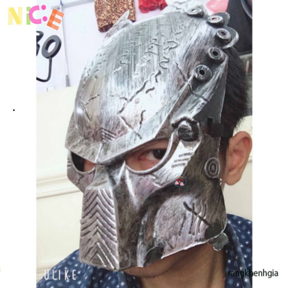 Mặt Nạ Siêu Nhân Predator Cổ Đại - Phụ Kiện Hóa Trang Halloween và Trung Thu Cho Trẻ Em và Người Lớn