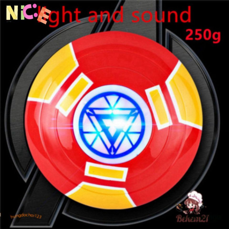 Bộ Siêu Anh Hùng Iron Man 5 Món - Áo Choàng, Mặt Nạ LED, Khiên và Gậy Phát Sáng - Đồ Chơi Hóa Trang Cho Trẻ Em