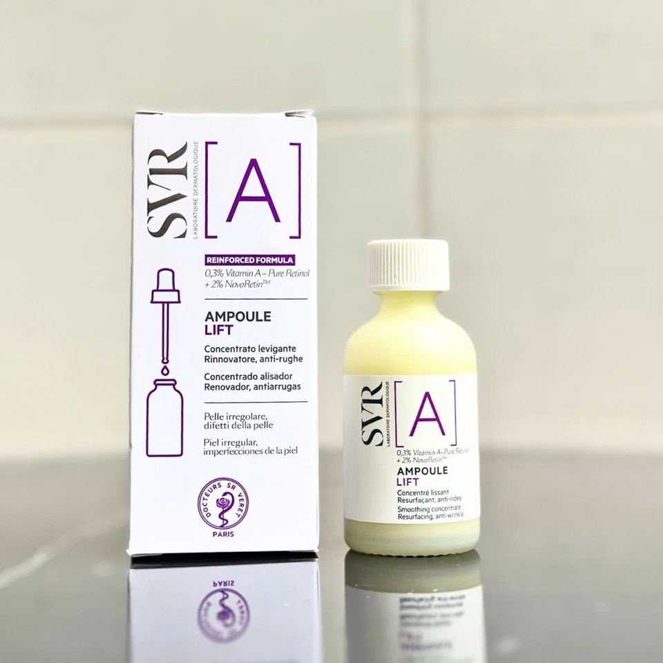 SVR Ampoule Lift A - Serum Retinol 0.3% Làm Mịn Da, Mờ Nếp Nhăn 30ml