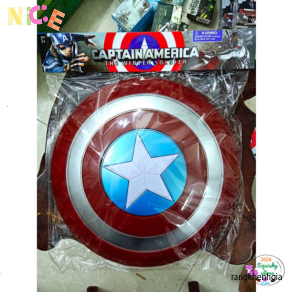 Mặt Nạ Phát Sáng Đội Trưởng Mỹ Avengers - Đồ Chơi Hóa Trang Siêu Anh Hùng Cho Trẻ Em với Iron Man & Spider-Man