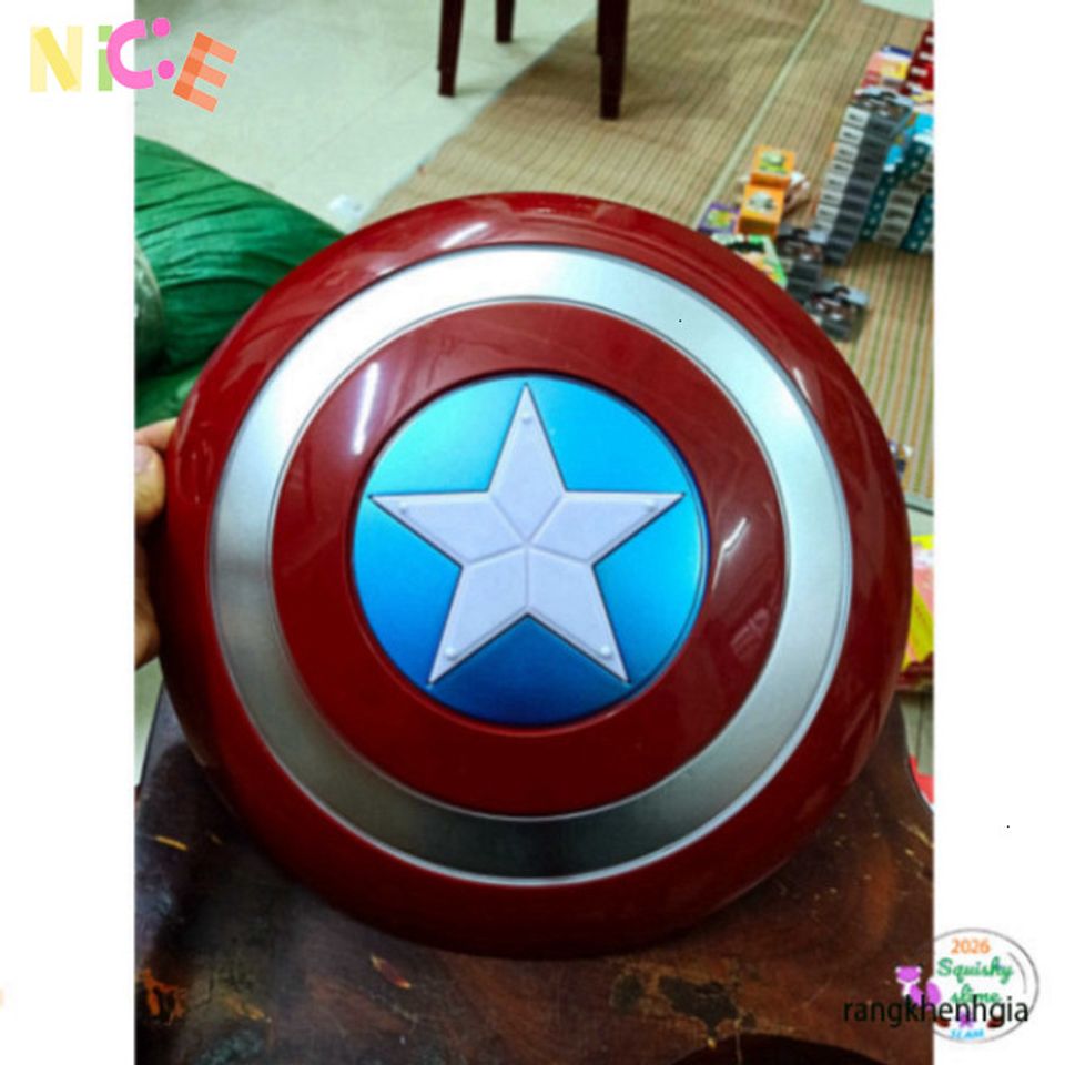 Mặt Nạ Phát Sáng Đội Trưởng Mỹ Avengers - Đồ Chơi Hóa Trang Siêu Anh Hùng Cho Trẻ Em với Iron Man & Spider-Man