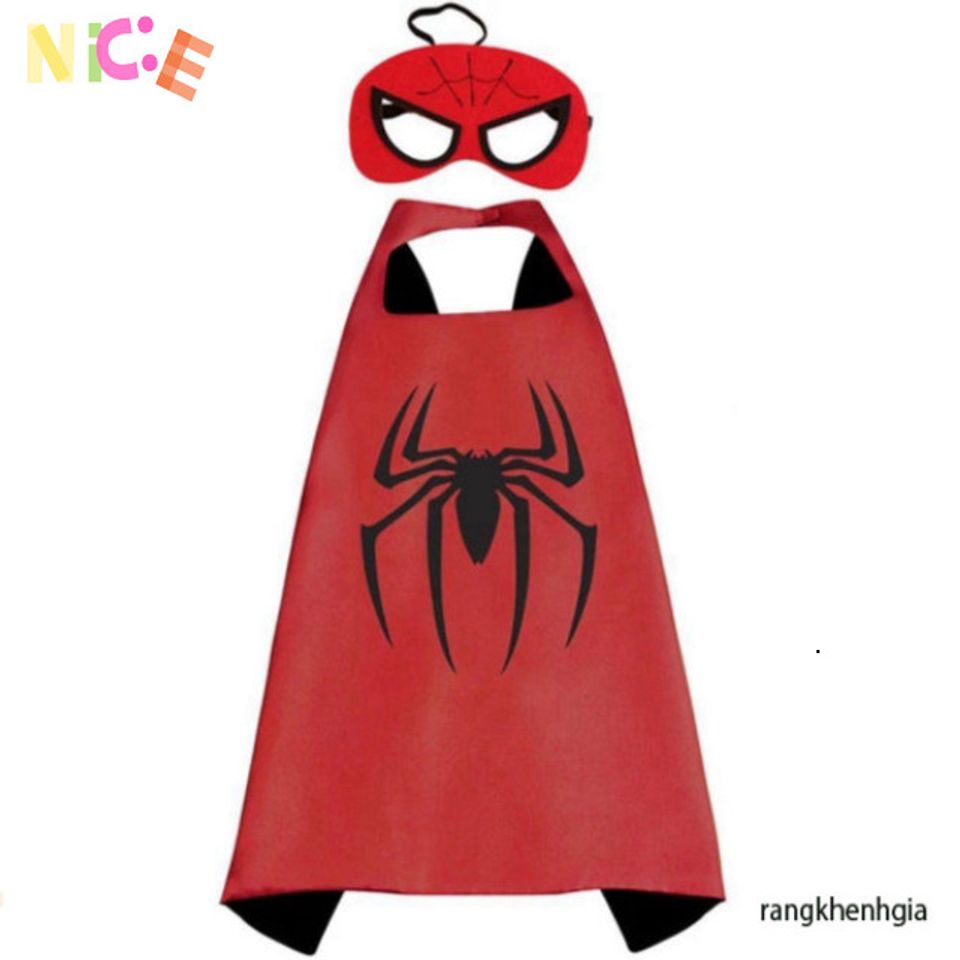 Áo Choàng Hóa Trang Spider-Man cho Bé - Chất Liệu Polyester, Cosplay Siêu Anh Hùng Marvel, Đẹp và Đáng Yêu!