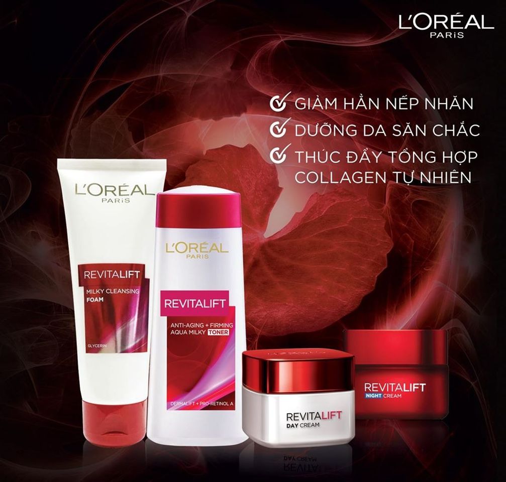 Sữa Rửa Mặt L'Oreal Paris Revitalift Milky Cleansing Foam 100ml - Giúp Làm Sạch Da, Cấp Ẩm và Săn Chắc Da Hàng Ngày