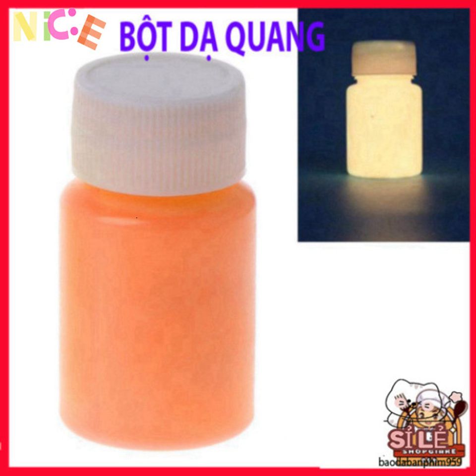 Bột Dạ Quang Siêu Sáng 20g - Trang Trí Nghệ Thuật Tỏa Sáng Trong Đêm, Phụ Kiện DIY Hấp Dẫn Cho Halloween và Sự Kiện Đặc Biệt