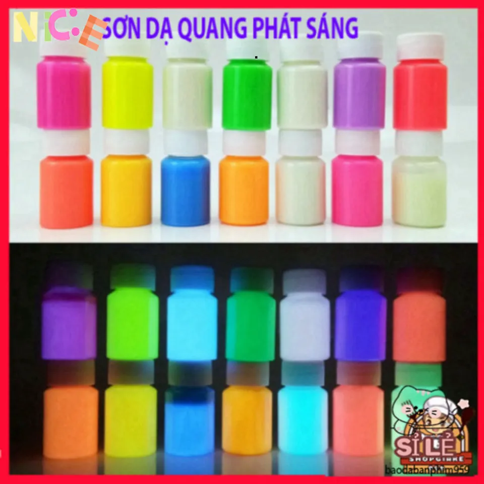 Sơn Acrylic Phát Sáng Dạ Quang 30g - Sơn Bột Tạo Hiệu Ứng Nghệ Thuật ...
