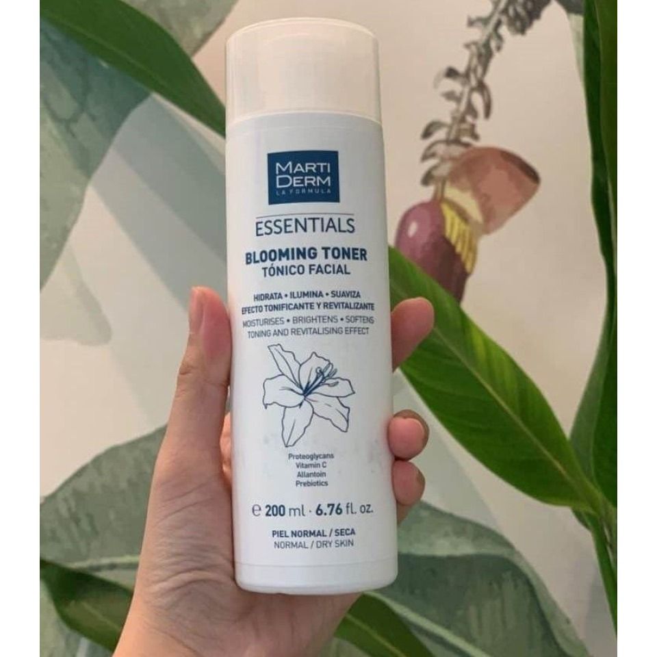 Nước Cân Bằng Dưỡng Ẩm MartiDerm Blooming Toner 200ml - Toner Hoa Hồng Giữ Ẩm & Làm Sáng Da Cho Da Thường Đến Khô Chính Hãng