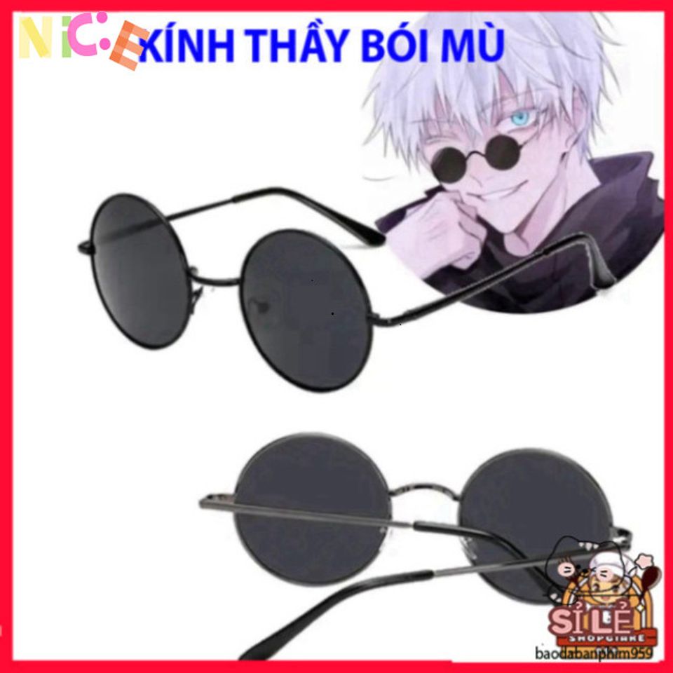 Kính râm tròn Gojo Satoru - Phụ kiện thời trang unisex phong cách anime ...