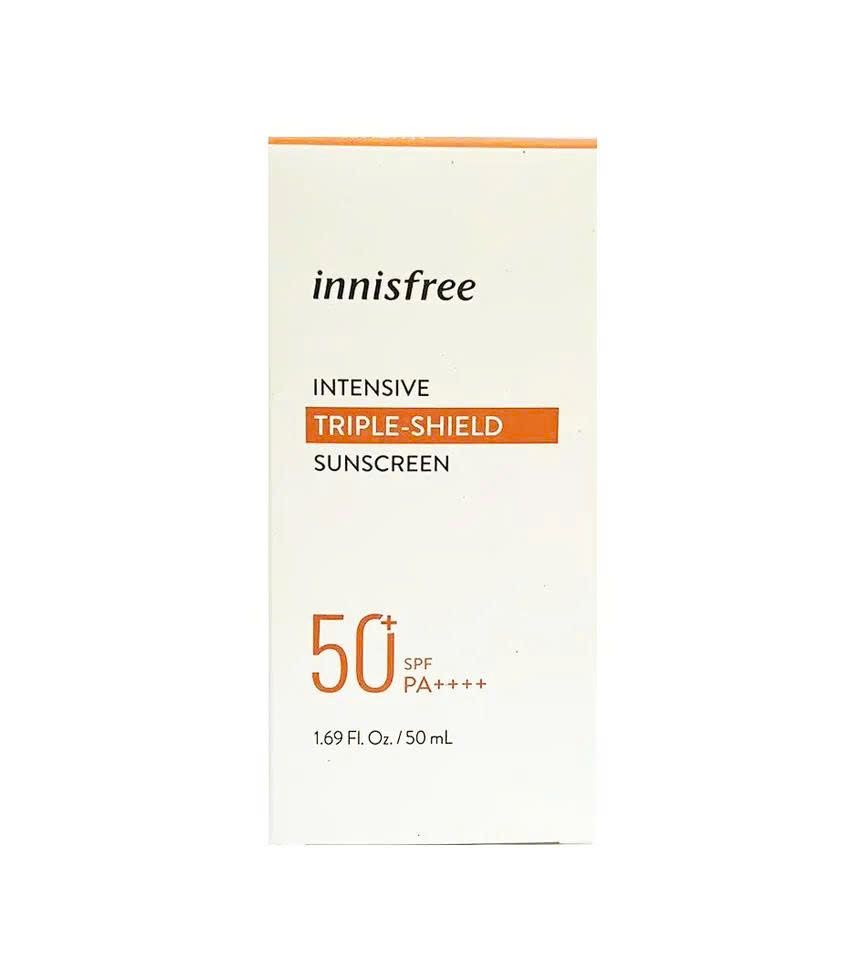 Kem Chống Nắng Innisfree Triple Shield SPF 50 - Bảo Vệ Da Khỏi Tia UV, Dưỡng Ẩm Từ Thiên Nhiên, Phù Hợp Mọi Loại Da