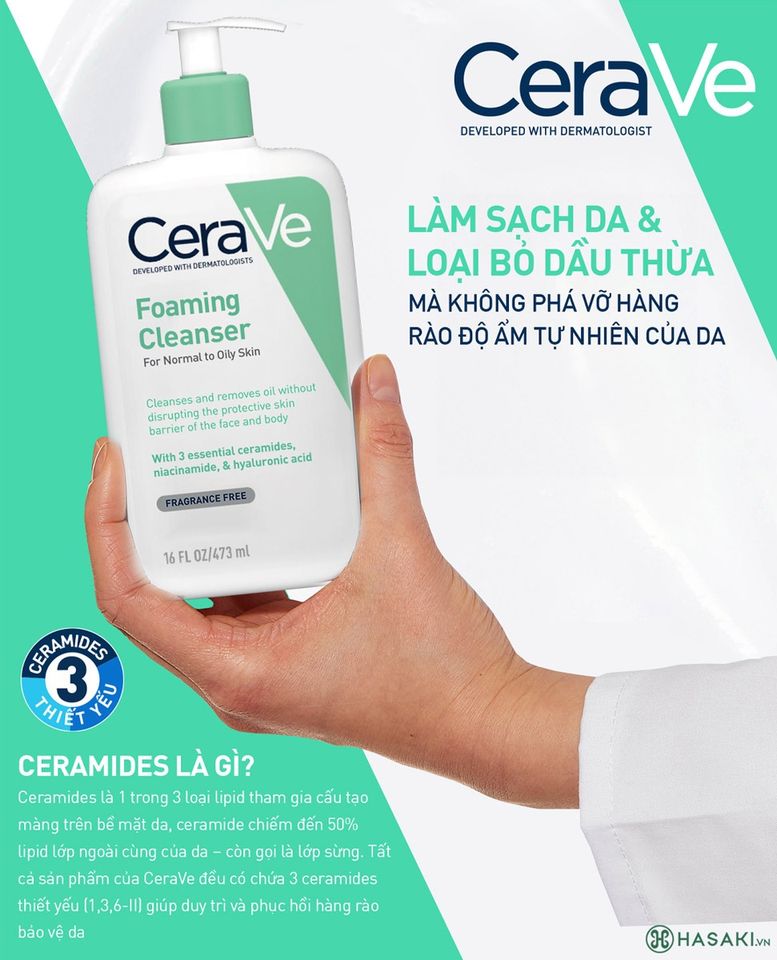 Sữa Rửa Mặt CeraVe Hydrating Cleanser 473ml - Sạch Sâu, Cấp Ẩm Đặc Biệt Cho Da Thường và Da Khô, Chính Hãng, Dưỡng Ẩm Mềm Mại