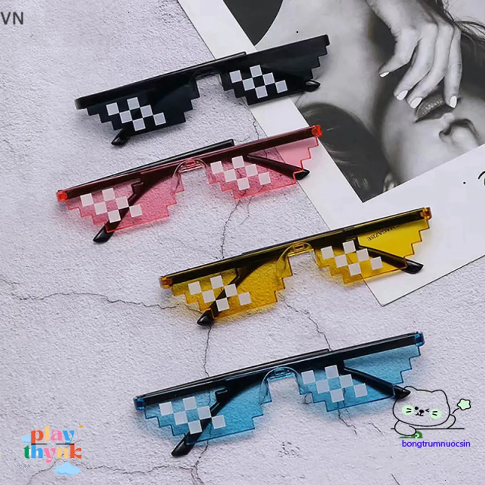 Kính Mát Pixel Thug Life - Kính Râm Retro Độc Đáo Cho Game Thủ, Quà ...