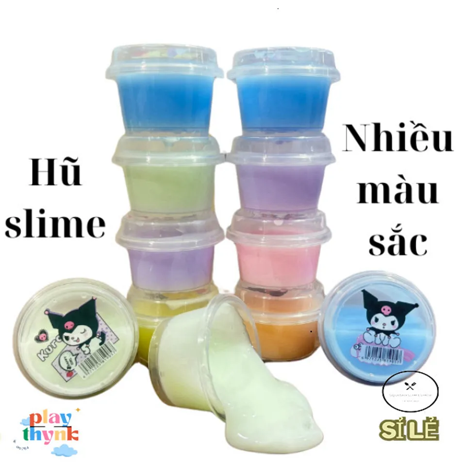 Hũ Slime Nhiều Màu Sắc An Toàn Cho Trẻ - Chất Nhờn Giải Stress, Không ...