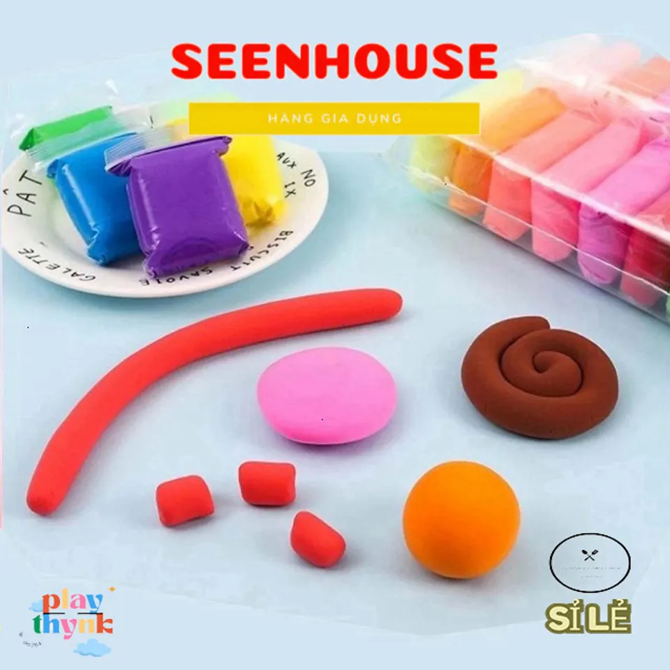 Bộ 5 Đất Sét Tự Khô 500gr (12 Màu) - Sáng Tạo Nghệ Thuật Trang Trí Đồ ...