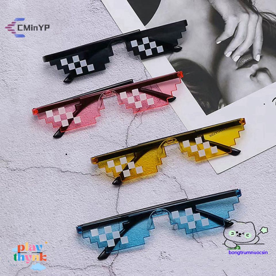 Kính Mát Pixel Retro Unisex - Kính Râm Thời Trang Họa Tiết Khảm Dành ...