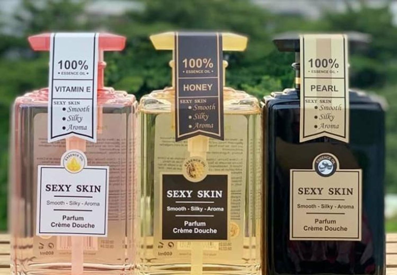 Sữa Tắm Nước Hoa Dưỡng Da Sexy Skin Vitamin E 600ml - Giúp Da Sáng Mịn, Thơm Lâu, Chống Oxy Hóa Cho Mọi Loại Da