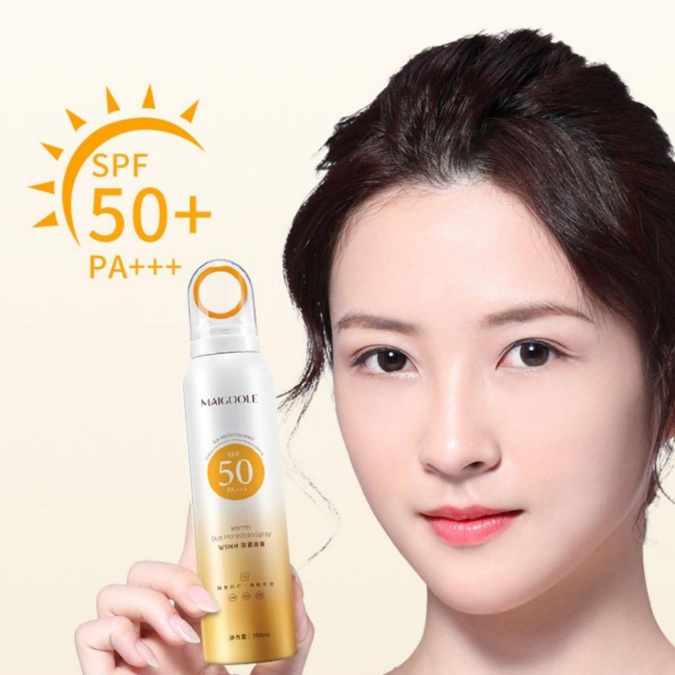 Xịt Chống Nắng MAIGOOLE 150ml - SPF50 PA+++ Bảo Vệ Da Tối Đa, Thẩm Thấu Nhanh, Phù Hợp Cho Mọi Lứa Tuổi