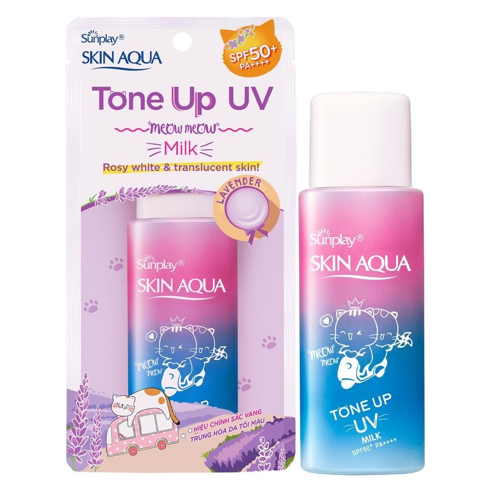 Sữa Chống Nắng Sunplay Skin Aqua Tone Up UV Milk SPF50+ PA++++ - Dưỡng Ẩm, Hiệu Chỉnh Sắc Da, Bảo Vệ Tia UV, Cho Làn Da Sáng Mịn