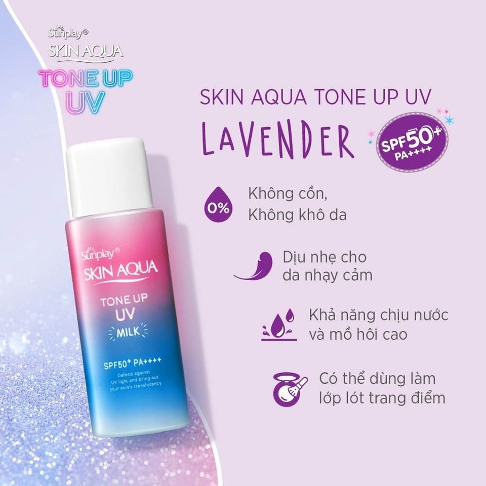 Sữa Chống Nắng Sunplay Skin Aqua Tone Up UV Milk SPF50+ PA++++ - Dưỡng Ẩm, Hiệu Chỉnh Sắc Da, Bảo Vệ Tia UV, Cho Làn Da Sáng Mịn
