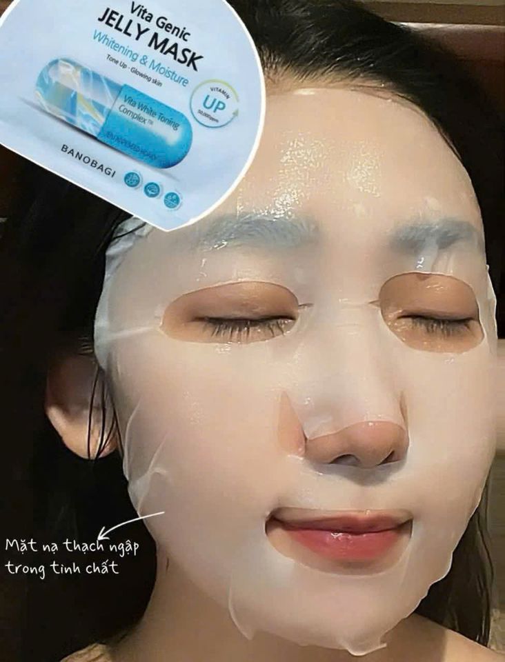 Mặt Nạ Thạch Banobagi Vita Genic Jelly Mask - Cấp Ẩm Trắng Da, Phục Hồi Da Xỉn Màu, Hiệu Quả Nhanh chóng từ Hàn Quốc