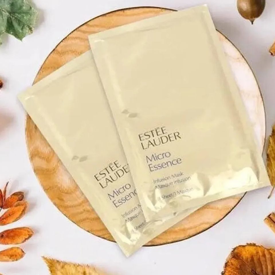 Mặt Nạ Giấy Estée Lauder Micro Essence Infusion Chính Hãng - Hộp 6 Miếng Dưỡng Ẩm và Trẻ Hóa Da, Chăm Sóc Da Cao Cấp