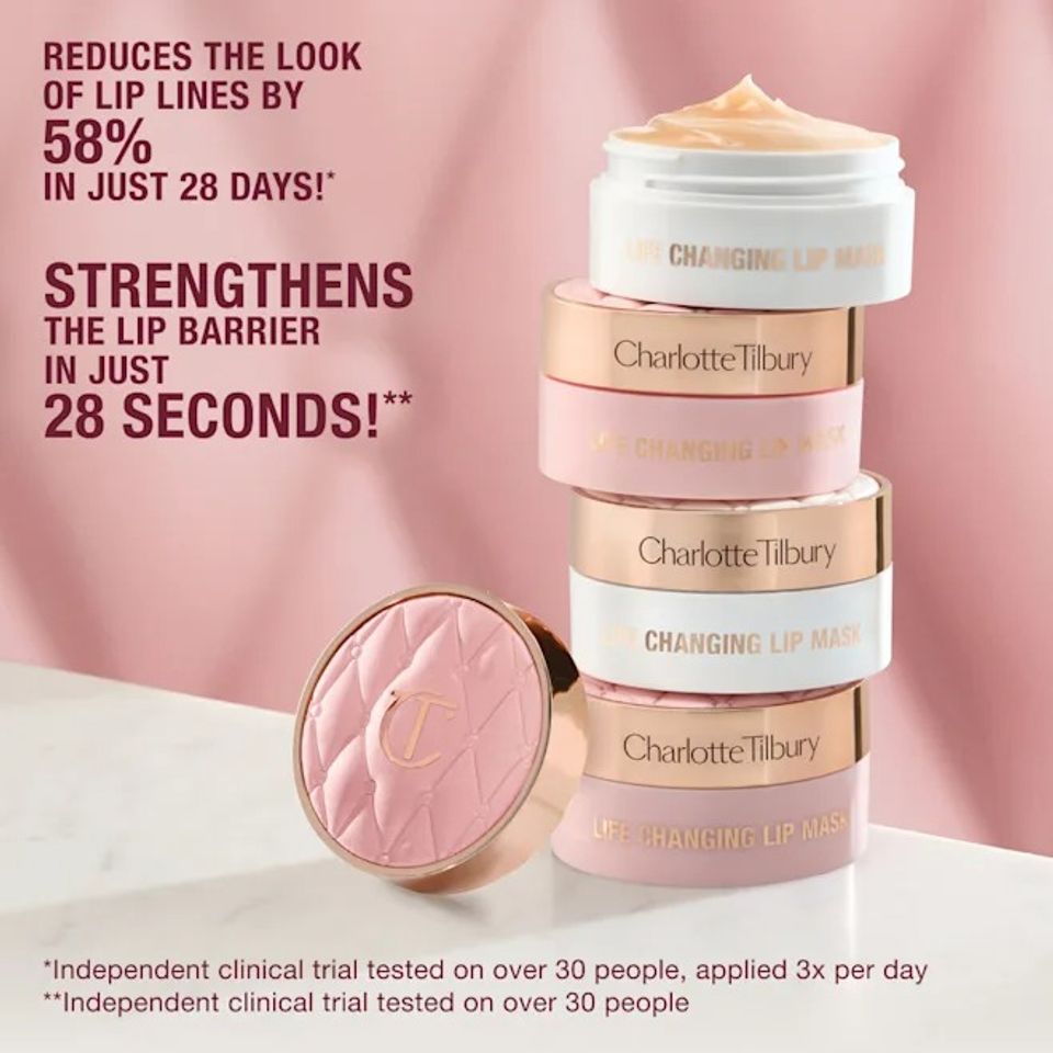 Mặt Nạ Dưỡng Môi Charlotte Tilbury Life Changing Lip Mask - Pillow Talk Cao Cấp Giúp Cấp Ẩm và Làm Đầy Nếp Nhăn