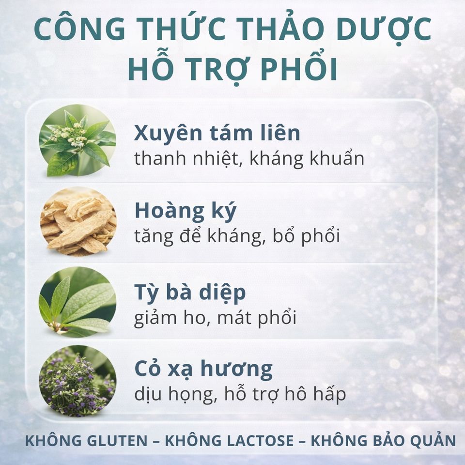 Viên Uống Vitatree Lung Detox – Hỗ Trợ Sức Khỏe Phổi, Thanh Lọc Đường Hô Hấp, Bảo Vệ Chống Ô Nhiễm Khói Bụi