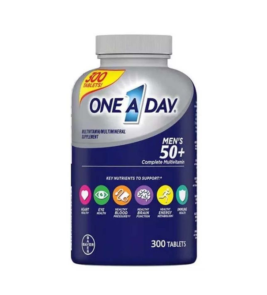 Vitamin Tổng Hợp One A Day Men’s 50+ - Hỗ Trợ Sức Khỏe Nam Giới Trên 50 Tuổi, Vitamin A, C, D, E, B-Complex, Giải Pháp Tự Nhiên Tăng Cường Miễn Dịch