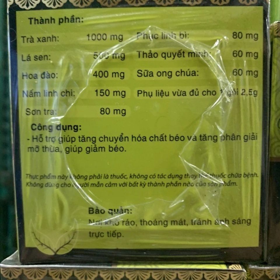 Trà Giảm Cân Đông Dược Việt – Hỗ Trợ Thanh Lọc Cơ Thể, Giảm Mỡ, Phục Hồi Sức Khỏe Từ Nấm Linh Chi và Thảo Mộc Tự Nhiên