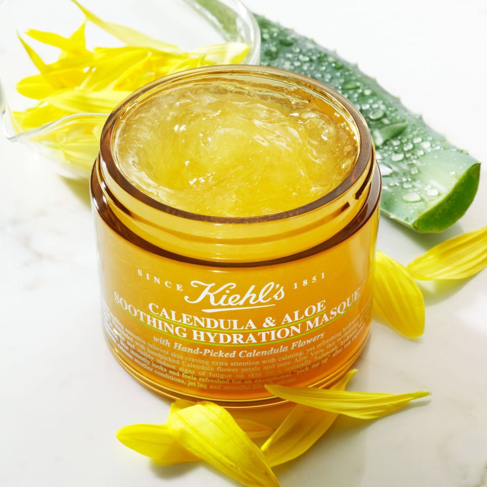 Mặt Nạ Dưỡng Da Hoa Cúc Kiehl's Calendula & Aloe 100ml - Giúp Cung Cấp Độ Ẩm, Làm Dịu Da Nhạy Cảm, Chính Hãng