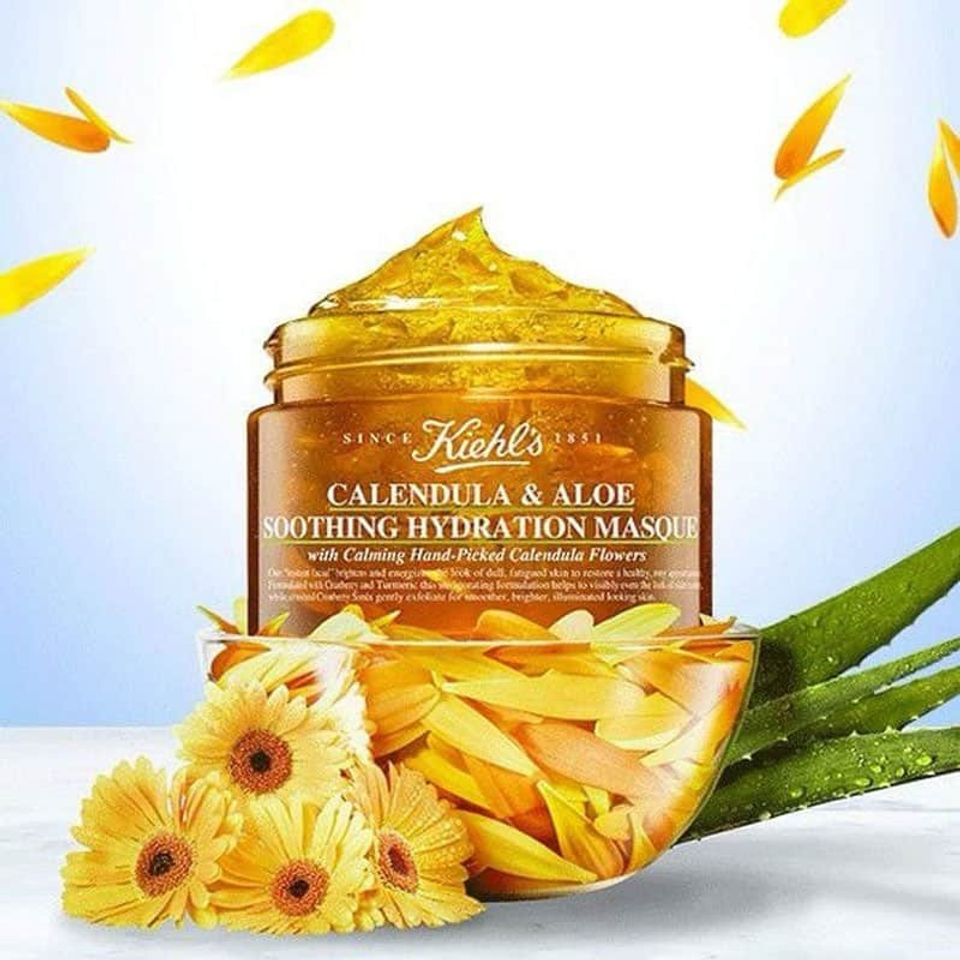 Mặt Nạ Dưỡng Da Hoa Cúc Kiehl's Calendula & Aloe 100ml - Giúp Cung Cấp Độ Ẩm, Làm Dịu Da Nhạy Cảm, Chính Hãng