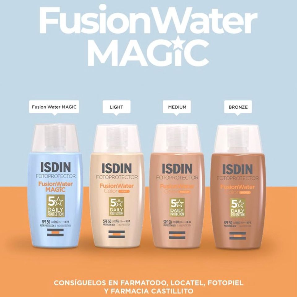 Kem Chống Nắng Fotoprotector ISDIN Fusion Water SPF 50ml - Dưỡng Ẩm, Bảo Vệ Da Mặt, Không Nhờn Rít, Phù Hợp Da Nhạy Cảm