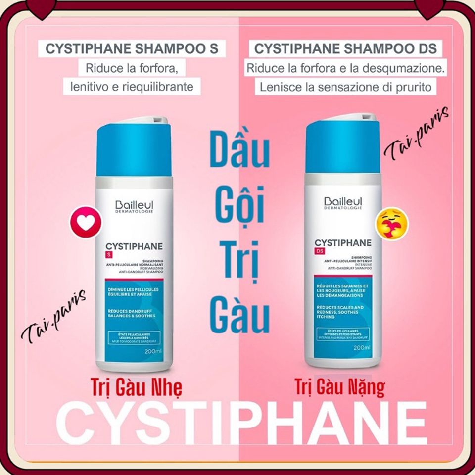 Dầu Gội Giảm Gàu Biorga Cystiphane Intensive 200ml - Giải Pháp Cho Da Đầu Ngứa Ngáy, Gàu Nặng, Tóc Mềm Mượt, Cho Da Nhạy Cảm