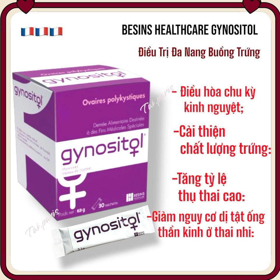 Thực Phẩm Hỗ Trợ Hội Chứng Đa Nang Buồng Trứng Gynositol 30 Gói - Cân Bằng Nội Tiết Tố Cho Phụ Nữ