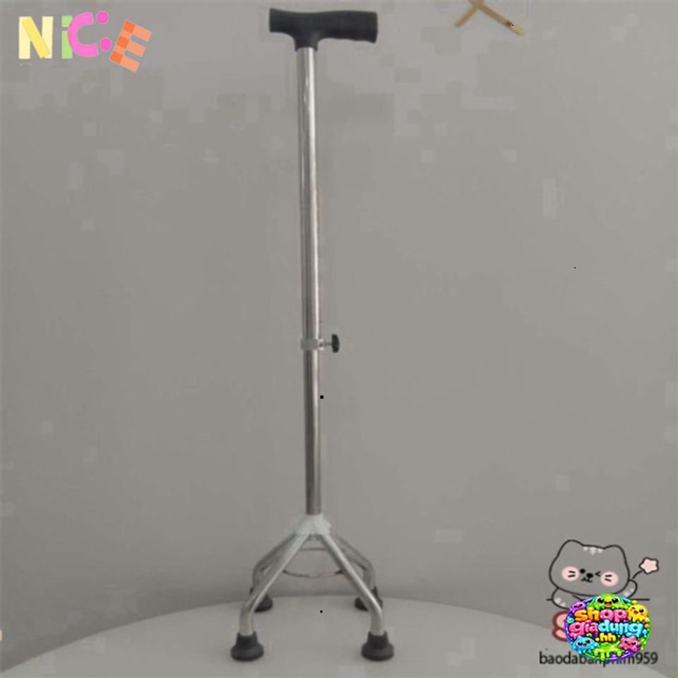 Gậy 1-3-4 Chân Inox Oromi - Nạng Hỗ Trợ Di Chuyển An Toàn Cho Người Cao Tuổi - Thiết Kế Chắc Chắn, Tùy Chỉnh Chiều Cao