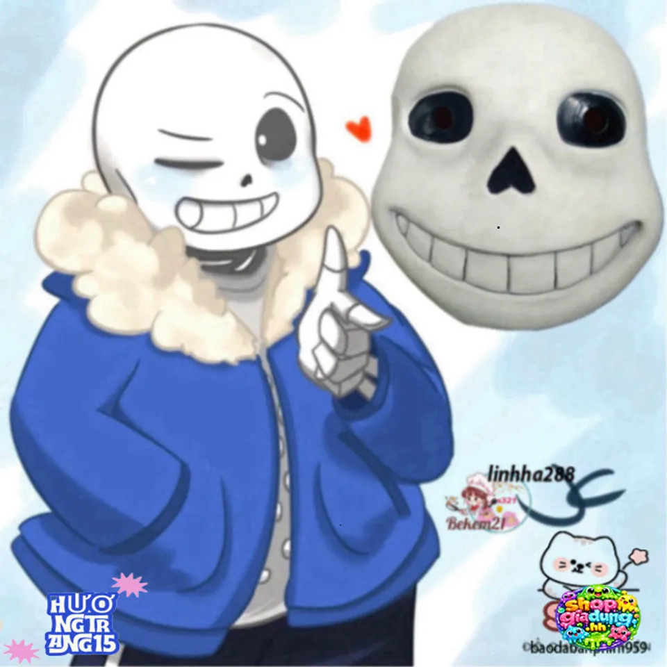 Mặt Nạ Cosplay Error Sans 606 - Đạo Cụ Huyền Bí Từ Legend Of The Sans ...