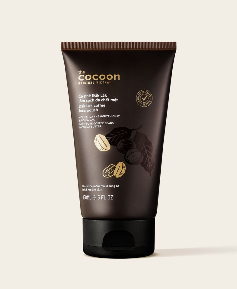 Tẩy Tế Bào Chết Da Mặt Cocoon 150ml - Chăm Sóc Da Tươi Mới Từ Cà Phê Đắk Lắk, Làm Sáng & Mềm Da Tự Nhiên