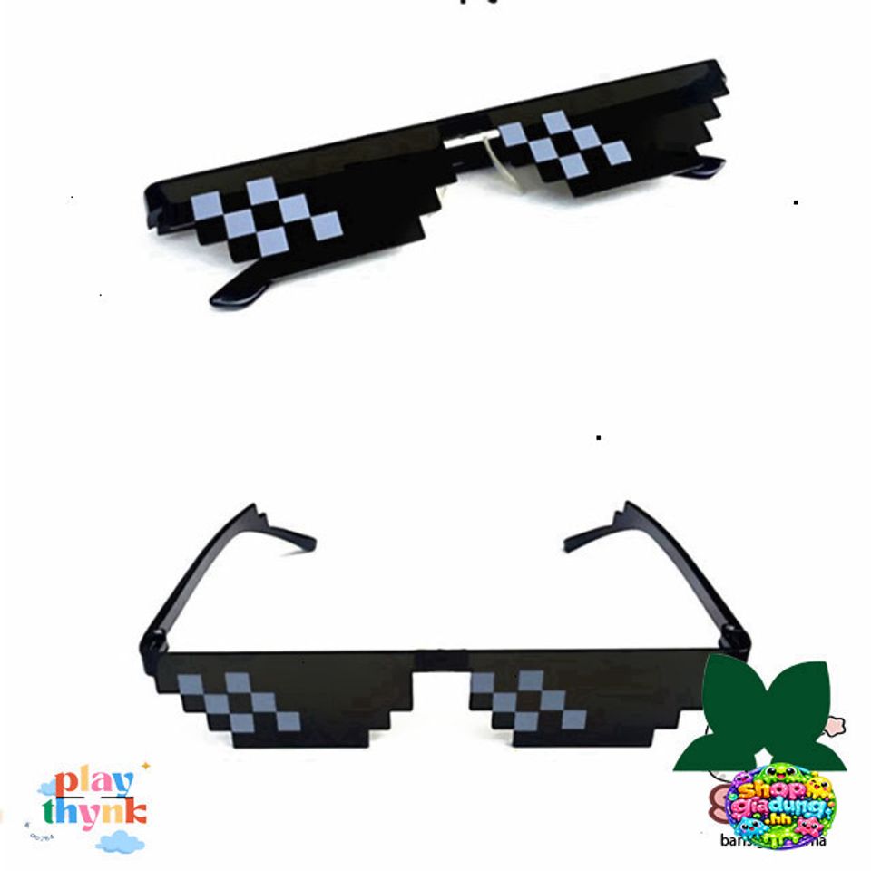 Kính Râm Pixel Mosaic 2D Thug Life - Phụ Kiện Thời Trang Unisex Chống ...