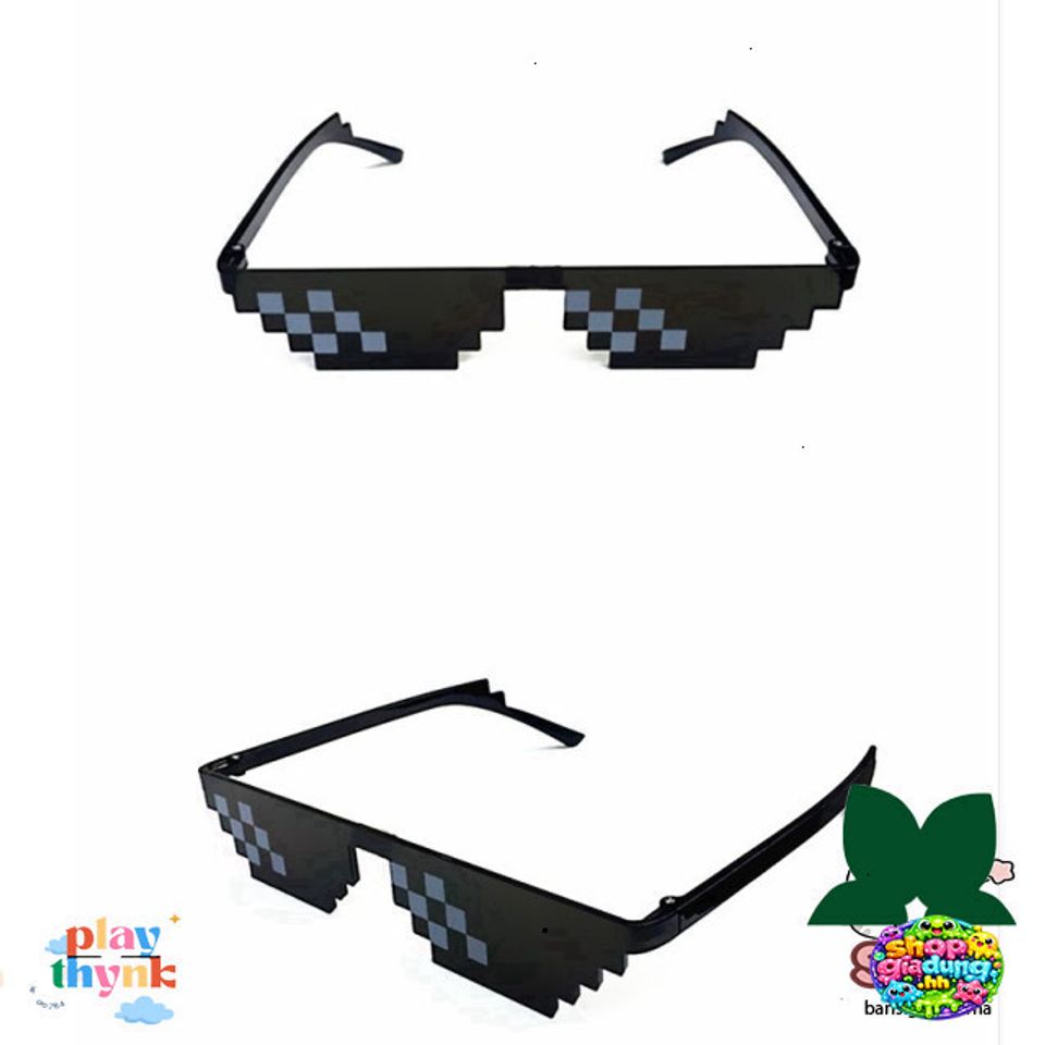 Kính Râm Pixel Mosaic 2D Thug Life - Phụ Kiện Thời Trang Unisex Chống ...