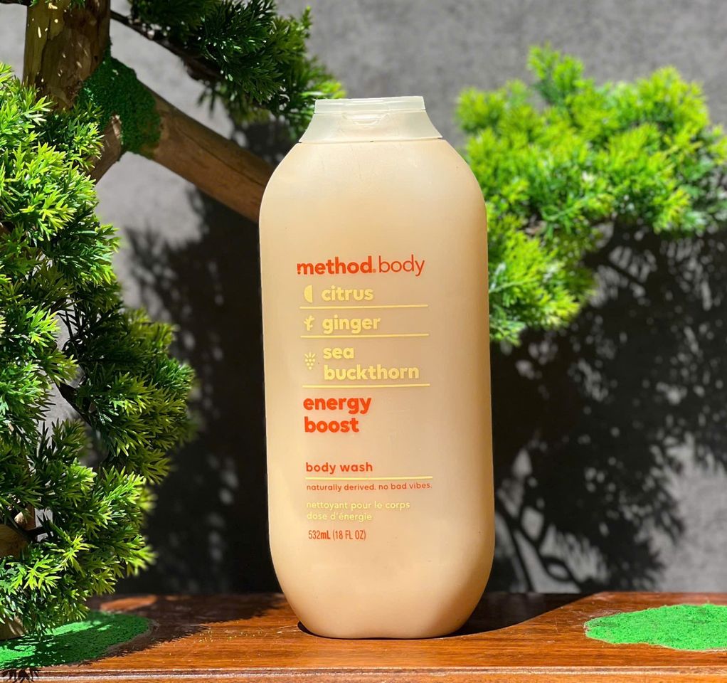 Sữa Tắm Method Body Wash Energy Boost 532ml - Hương Thơm Tươi Mát, Dùng Hằng Ngày Cho Cả Nam và Nữ, Xuất Xứ Úc