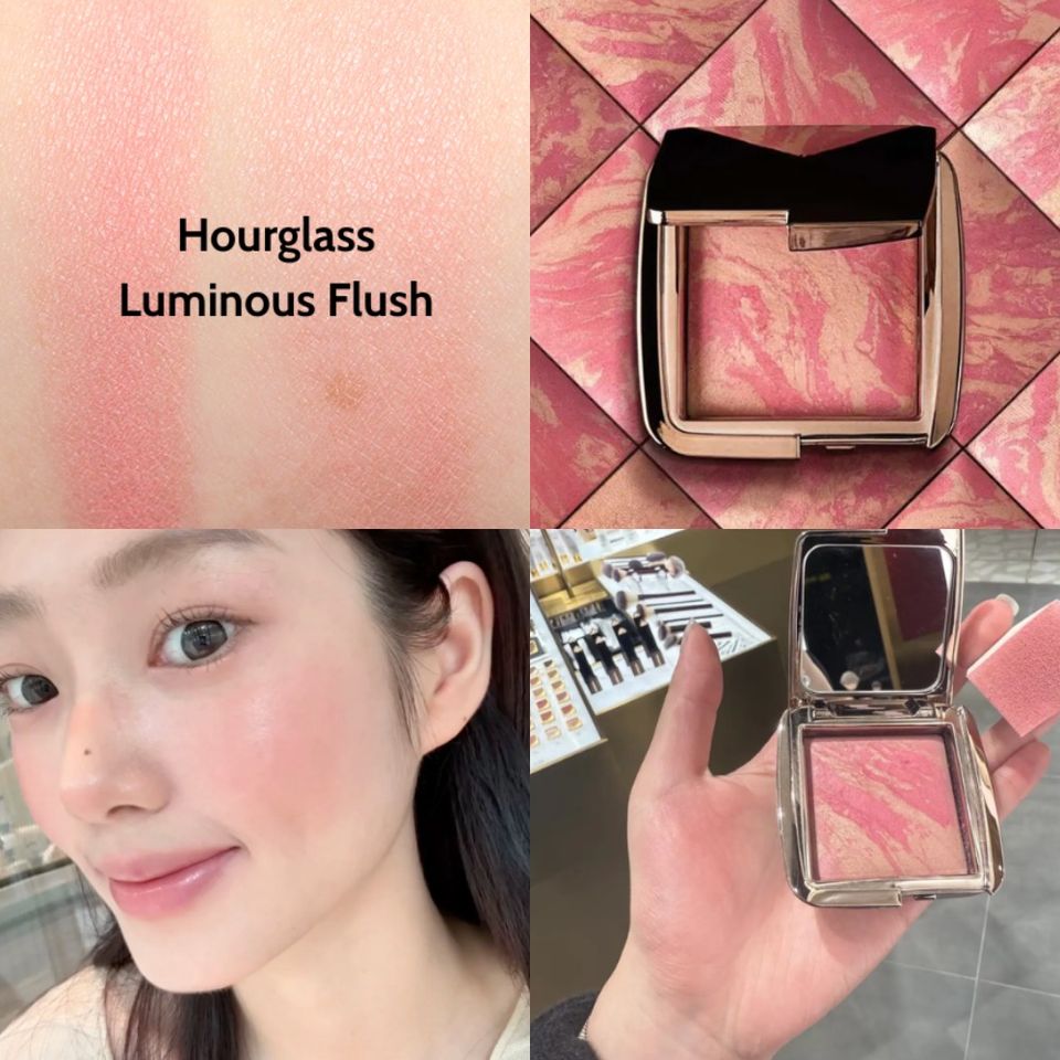 Phấn Má Hồng Hourglass Ambient Lighting Blush Màu Luminous Flush - Trang Điểm Tự Nhiên Cho Tất Cả Tone Da 4g Chính Hãng Mỹ